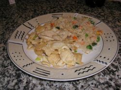 Se poate servi cu orez